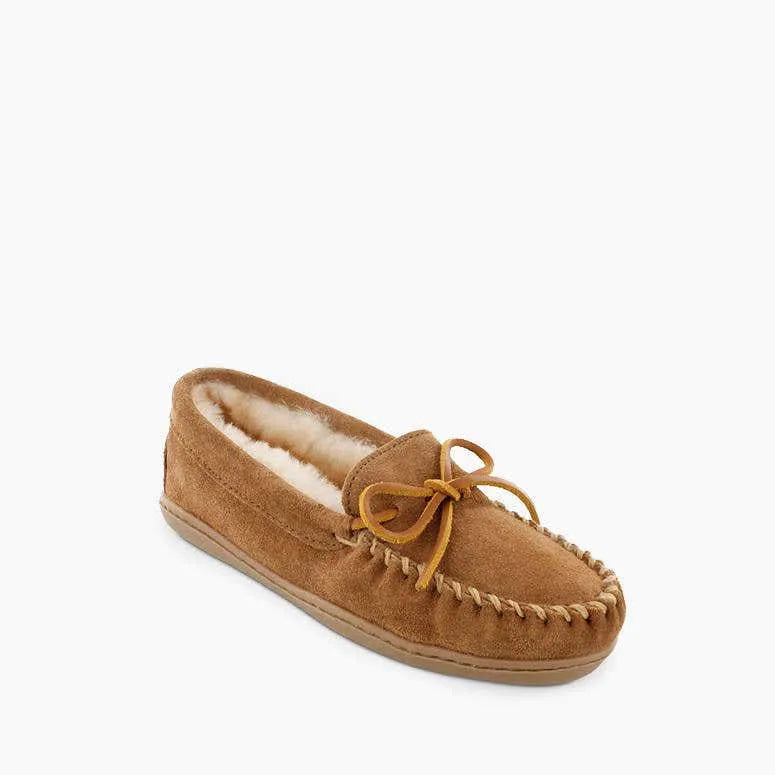 Women's Women's Sheepskin Hardsole Slipper - Wide Sizes Secondary image
