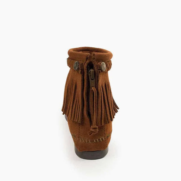 Women's High Top Back Zip Boot