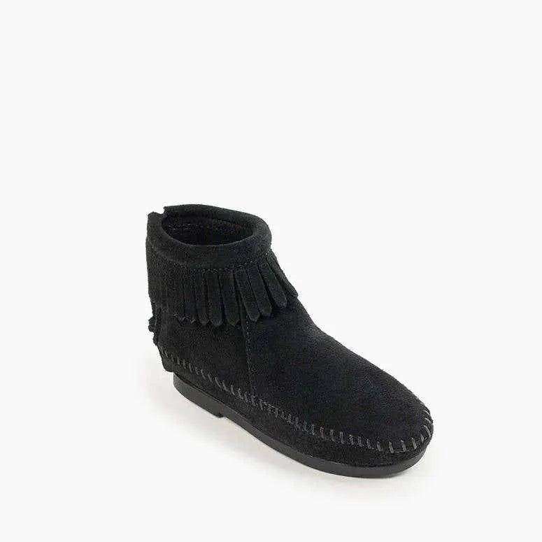 Kids' Back Zip Hardsole Boot Secondary image