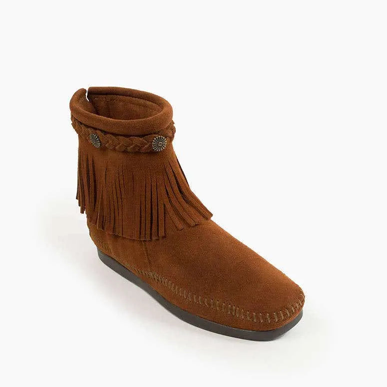 Women's High Top Back Zip Boot
