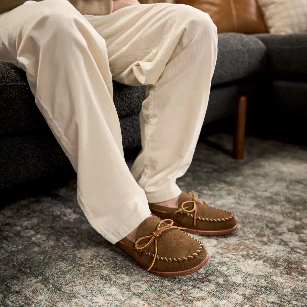 Men's Men's Sheepskin Hardsole Slipper Secondary image