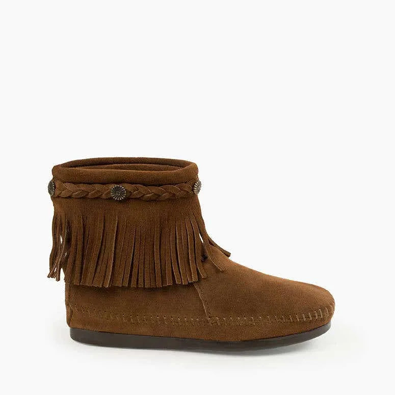 Women's High Top Back Zip Boot