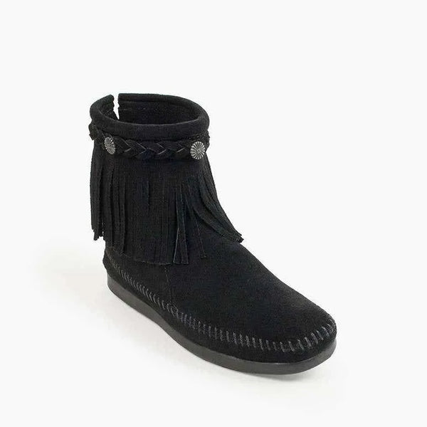 Women's High Top Back Zip Boot