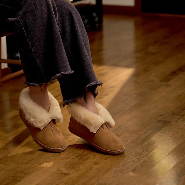 Women's Sheepskin Ankle Boot - Wide Sizes