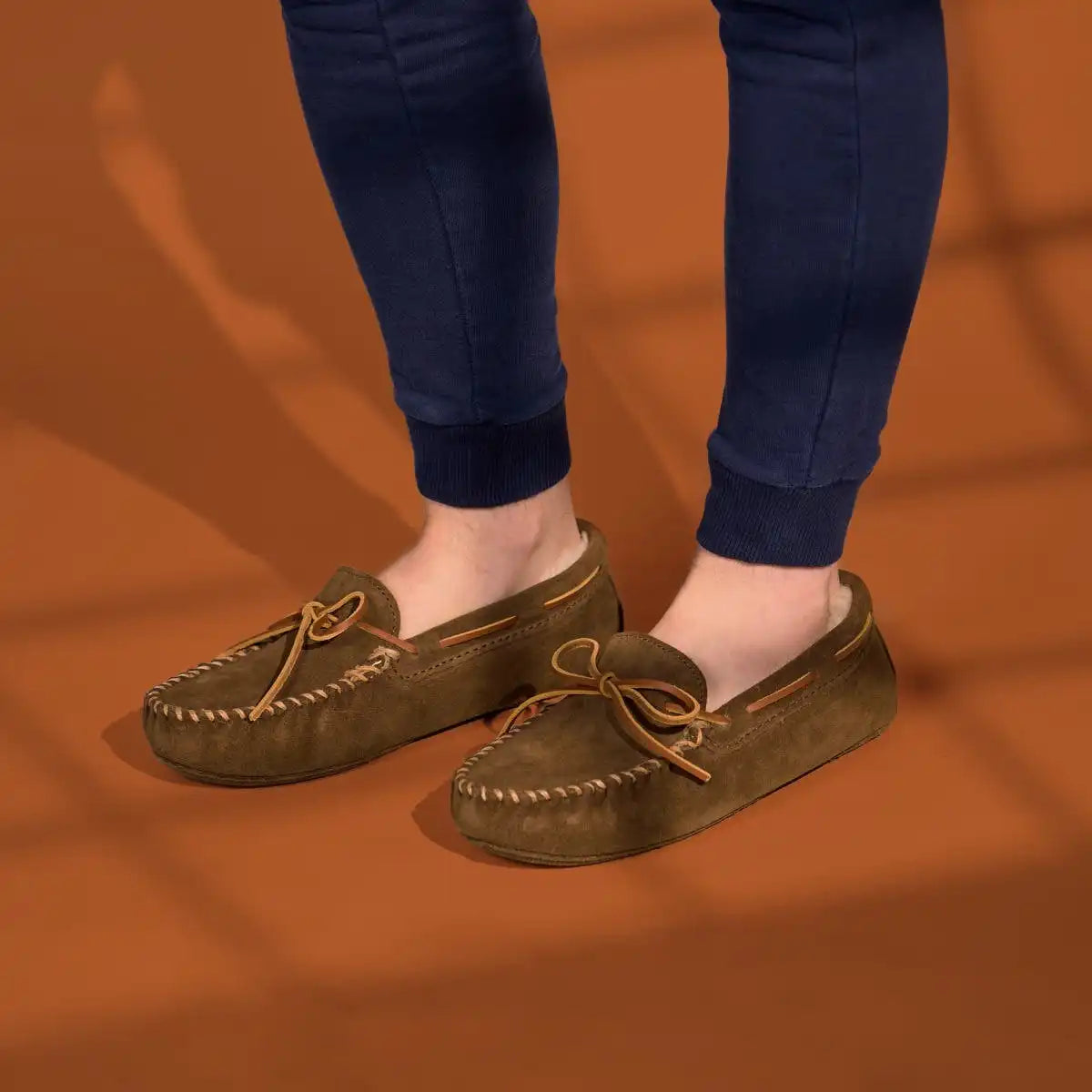 Men's Men's Sheepskin Softsole Slipper Secondary image