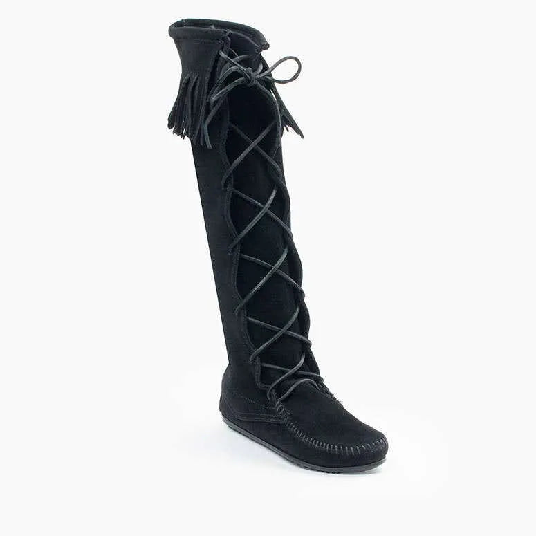 Women's Women's Front Lace Knee High Boot Secondary image