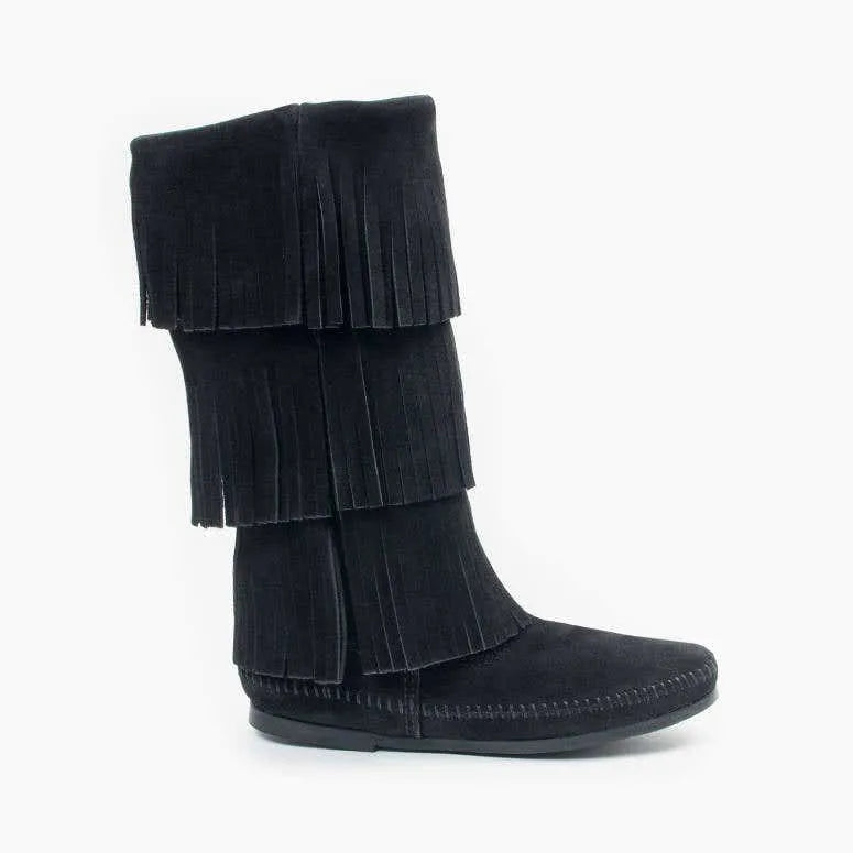 Women's 3-Layer Fringe Boot Main image