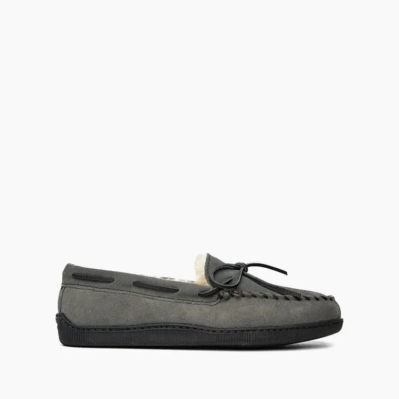 Men's Men's Sheepskin Hardsole Slipper - Wide & Extended Sizes