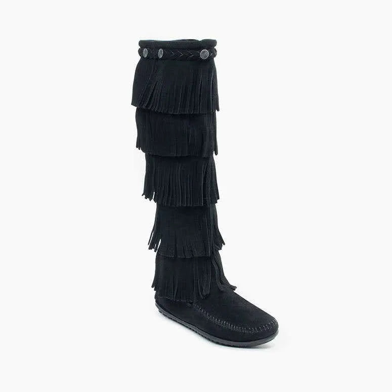 Women's 5-Layer Fringe Boot Secondary image