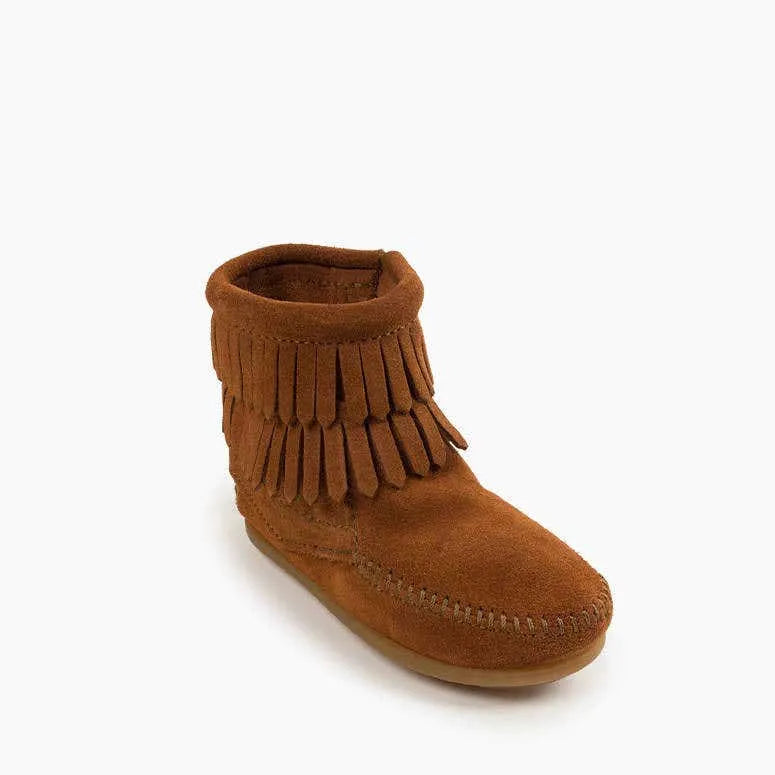 Kids' Double Fringe Side Zip Boot Secondary image