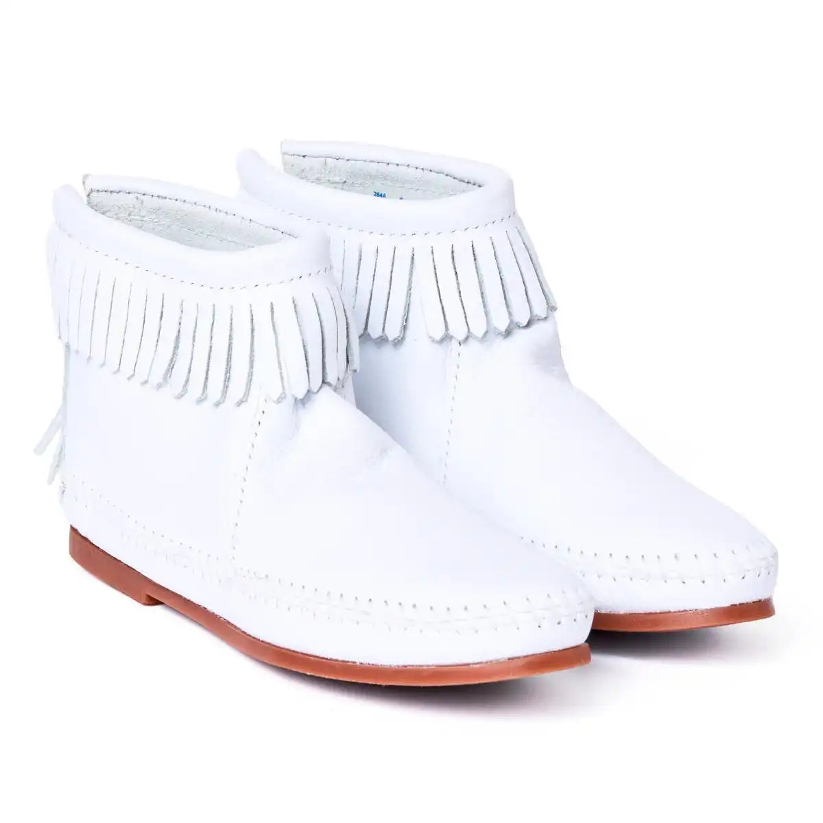 Women's Leather Back Zip Hardsole Boot Main image
