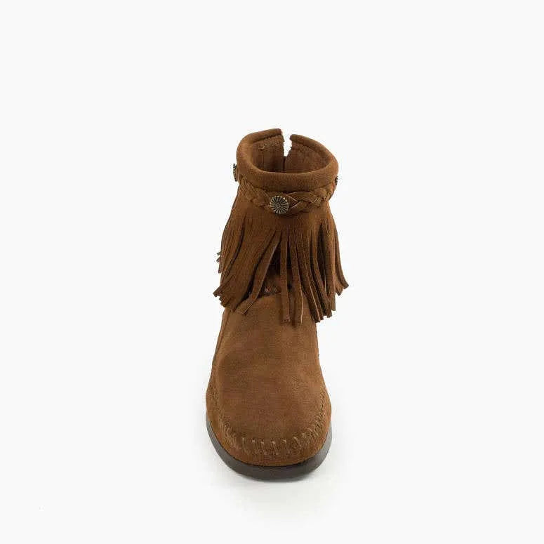 Women's High Top Back Zip Boot