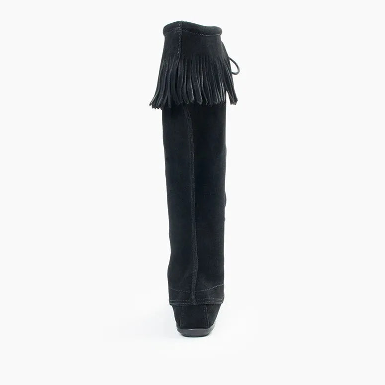 Women's Women's Front Lace Knee High Boot